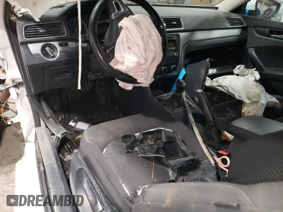 2014 Volkswagen Passat with VIN 1VWAN7A39EC012884, listed as a Copart auction lot 85518584 with Not provided miles and Salvage title. Bid and sale history available at DreamBid. Image 8.