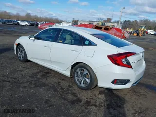2020 Honda Civic Sedan LX with VIN 2HGFC2F64LH568374, listed as a IAAI auction lot 41597427 with 117,661 mi miles. Bid and sale history available at carsss.com. Image 3.