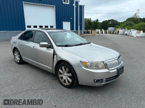2007 Lincoln MKZ z VIN 3LNHM28T87R648712, wystawiony jako Copart lot #62202585 z przebiegiem 91 503 mil mil oraz Czysty tytuł • Clean title. Historia ofert i sprzedaży dostępna na DreamBid. Obrazek 2.