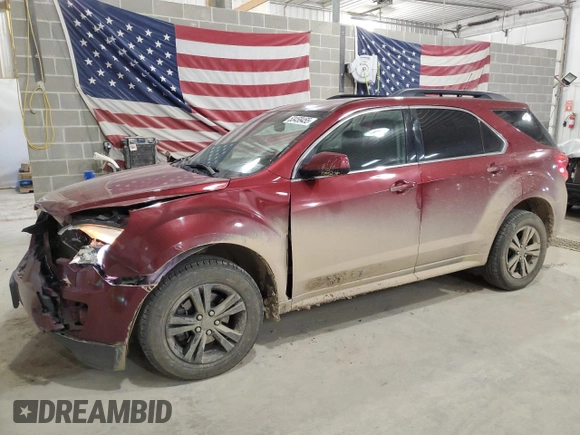 2011 Chevrolet Equinox LT w/1LT with VIN 2CNALDEC2B6261996, listed as a Copart auction lot 53458455 with 173,078 mi miles and Salvage Title. Bid and sale history available at carsss.com. Image 1.
