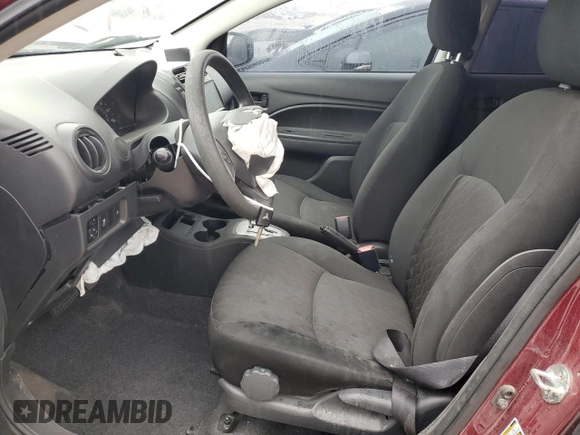 2021 Mitsubishi Mirage ES with VIN ML32AUHJ2MH002238, listed as a Copart auction lot 48550495 with 60,898 mi miles and Salvage title. Bid and sale history available at DreamBid. Image 7.