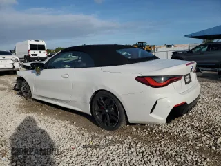 2024 BMW 4 Series M440i with VIN WBA53AT01RCN16715, listed as a Copart auction lot 75427644 with 6,597 mi miles and Salvage Title. Bid and sale history available at carsss.com. Image 2.