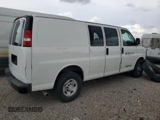 2016 Chevrolet Express Cargo Van with VIN 1GCWGAFGXG1259793, listed as a Copart auction lot 51982765 with 156,295 mi miles and Salvage Title. Bid and sale history available at carsss.com. Image 3.
