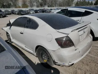 2010 Scion tC with VIN JTKDE3B73A0318249, listed as a Copart auction lot 43237845 with 0 mi miles and Salvage Title. Bid and sale history available at carsss.com. Image 2.