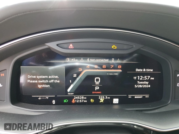 2021 Audi SQ8 Prestige z VIN WA1CWBF1XMD001592, wystawiony jako Copart lot #55723694 z przebiegiem 24 528 mil mil oraz Szkoda całkowita • Salvage title. Historia ofert i sprzedaży dostępna na DreamBid. Obrazek 9.