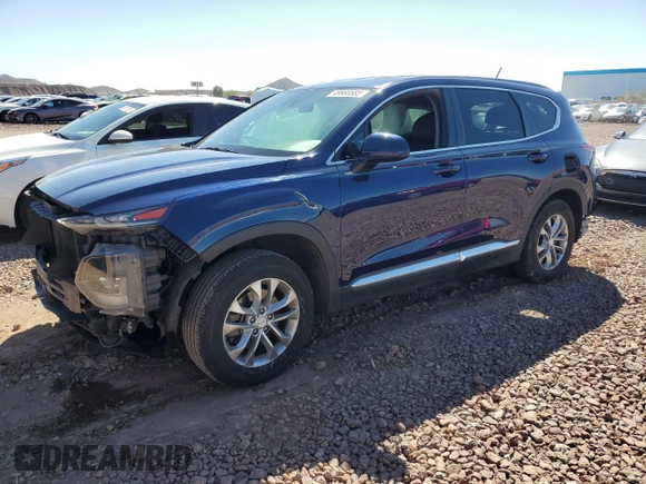 2020 Hyundai Santa Fe SE with VIN 5NMS23AD8LH161853, listed as a Copart auction lot 49668585 with 130,030 mi miles and Salvage Title. Bid and sale history available at carsss.com. Image 1.
