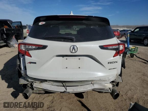 2021 Acura RDX w/A-Spec Package with VIN 5J8TC2H62ML011631, listed as a Copart auction lot 46525365 with 58,849 mi miles and Salvage Title. Bid and sale history available at carsss.com. Image 6.