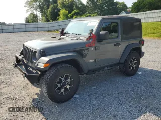 2020 Jeep Wrangler Sport with VIN 1C4GJXAG4LW189950, listed as a Copart auction lot 59385455 with 125,848 mi miles and Salvage title. Bid and sale history available at DreamBid. Image 1.