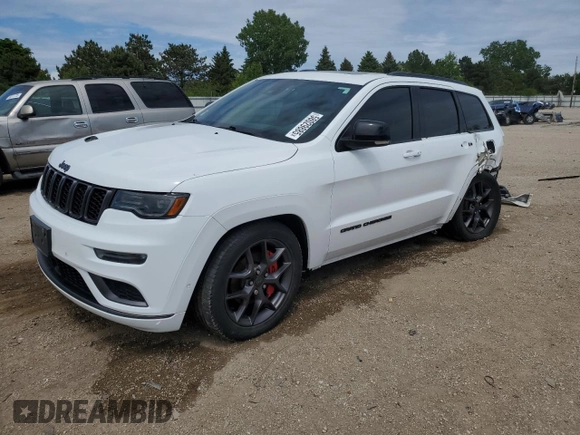 2020 Jeep Grand Cherokee Limited X z VIN 1C4RJFBG0LC201787, wystawiony jako Copart lot #58029885 z przebiegiem 40 492 mil mil oraz Szkoda całkowita • Salvage title. Historia ofert i sprzedaży dostępna na DreamBid. Obrazek 1.