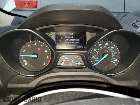 2016 Ford Escape Titanium with VIN 1FMCU9J93GUB78230, listed as a Copart auction lot 51661025 with 98,515 mi miles and Salvage Title. Bid and sale history available at DreamBid. Image 9.