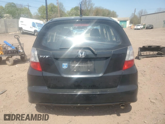 2013 Honda Fit with VIN JHMGE8H30DC053510, listed as a Copart auction lot 54104175 with 179,351 mi miles and Salvage Title. Bid and sale history available at carsss.com. Image 6.