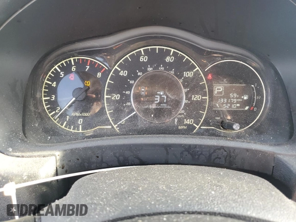2015 Nissan Note S Plus with VIN 3N1CE2CP5FL432455, listed as a Copart auction lot 53910815 with 133,179 mi miles and Salvage title. Bid and sale history available at DreamBid. Image 9.