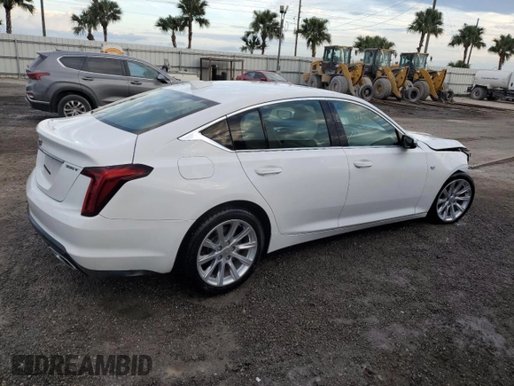 2020 Cadillac CT5 Luxury with VIN 1G6DM5RK9L0126887, listed as a Copart auction lot 48424215 with Not provided miles and Non repairable. Bid and sale history available at DreamBid. Image 3.