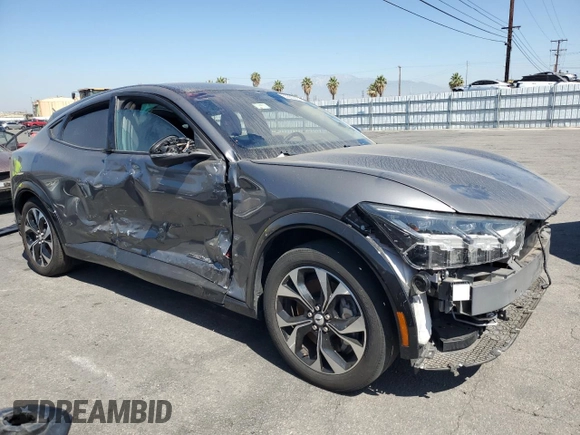 2023 Ford Mustang Mach-E Premium with VIN 3FMTK3SU6PMA70663, listed as a Copart auction lot 63860925 with 21,103 mi miles and Salvage title. Bid and sale history available at DreamBid. Image 4.