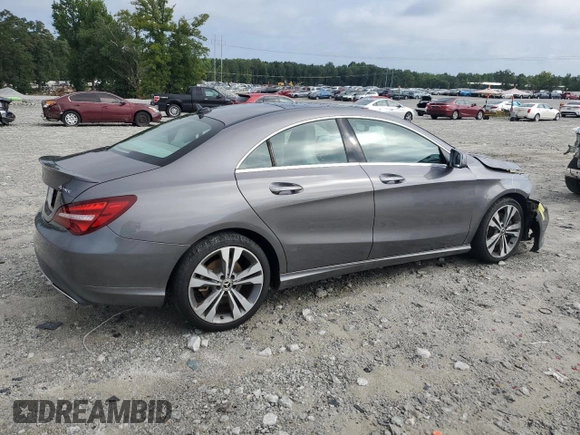 2019 Mercedes-Benz CLA with VIN WDDSJ4GB9KN742686, listed as a Copart auction lot 62292353 with 58,122 mi miles. Bid and sale history available at carsss.com. Image 3.