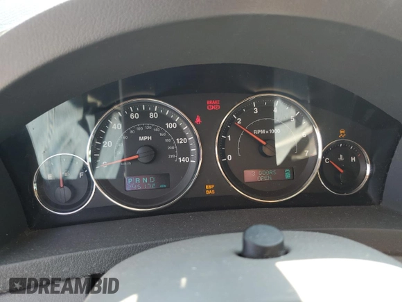 2007 Jeep Grand Cherokee Laredo z VIN 1J8GR48K17C668294, wystawiony jako Copart lot #56686165 z przebiegiem 245 172 mil mil oraz Szkoda całkowita • Salvage title. Historia ofert i sprzedaży dostępna na DreamBid. Obrazek 9.