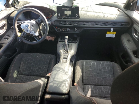 2024 Honda HR-V Sport with VIN 3CZRZ1H52RM732105, listed as a Copart auction lot 57705054 with 15,700 mi miles and Salvage title. Bid and sale history available at DreamBid. Image 8.