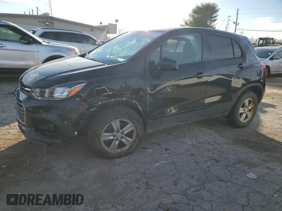 2020 Chevrolet Trax LS with VIN KL7CJNSB8LB065822, listed as a Copart auction lot 82164354 with 76,623 mi miles and Salvage Title. Bid and sale history available at carsss.com. Image 1.