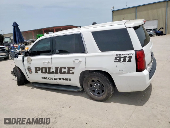 2020 Chevrolet Tahoe Commercial with VIN 1GNLCDEC0LR115610, listed as a Copart auction lot 56468665 with Not provided miles and Salvage title. Bid and sale history available at DreamBid. Image 2.