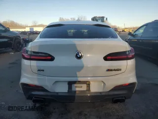 2019 BMW X4 M40i with VIN 5UXUJ5C55KLJ64105, listed as a Copart auction lot 87162014 with 92,946 mi miles and Salvage title. Bid and sale history available at DreamBid. Image 6.