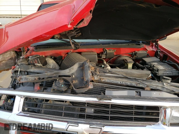 1997 Chevrolet Silverado 1500 with VIN 2GCEK19R4V1250361, listed as a Copart auction lot 48798925 with 90,193 mi miles and Salvage Title. Bid and sale history available at DreamBid. Image 11.