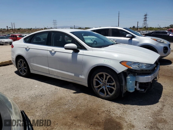 2017 Ford Fusion SE with VIN 3FA6P0H79HR221931, listed as a Copart auction lot 59914385 with 78,043 mi miles and Salvage title. Bid and sale history available at DreamBid. Image 4.