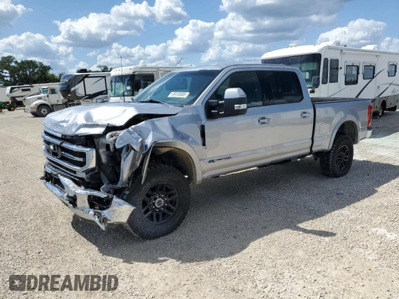 2021 Ford F-350 XL with VIN 1FT8W3BT9MED12756, listed as a Copart auction lot 48030885 with 84,864 mi miles and Salvage Title. Bid and sale history available at DreamBid. Image 1.