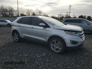 2016 Ford Edge Titanium with VIN 2FMPK4K92GBB06627, listed as a Copart auction lot 47060955 with 161,395 mi miles and Salvage Title. Bid and sale history available at carsss.com. Image 4.