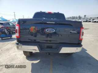 2022 Ford F-150 XL with VIN 1FTFW1ED5NFB54525, listed as a Copart auction lot 60115115 with 42,177 mi miles and Salvage title. Bid and sale history available at DreamBid. Image 6.