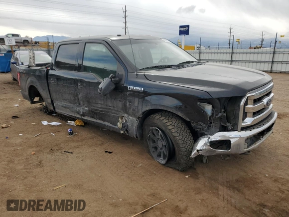 2017 Ford F-150 XL with VIN 1FTEW1E85HFA35022, listed as a Copart auction lot 48306355 with 139,326 mi miles and Salvage Title. Bid and sale history available at DreamBid. Image 4.