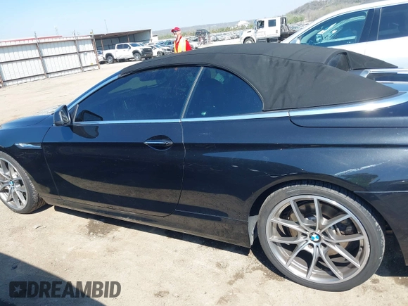 2012 BMW 6 Series 650i with VIN WBALZ3C53CC397604, listed as a IAAI auction lot 41881996 with 96,175 mi miles and . Bid and sale history available at carsss.com. Image 14.
