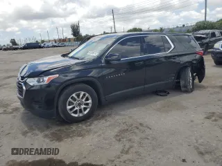 2020 Chevrolet Traverse LS with VIN 1GNERFKW4LJ188446, listed as a Copart auction lot 64598614 with 64,715 mi miles and Salvage Title. Bid and sale history available at carsss.com. Image 1.