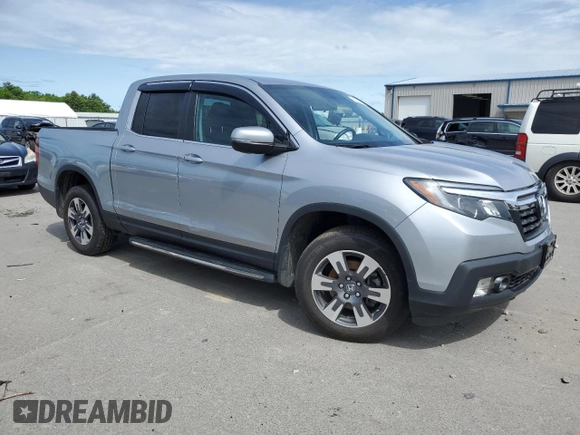 2019 Honda Ridgeline RTL with VIN 5FPYK3F57KB001594, listed as a Copart auction lot 59020335 with 31,465 mi miles and Salvage title. Bid and sale history available at DreamBid. Image 4.