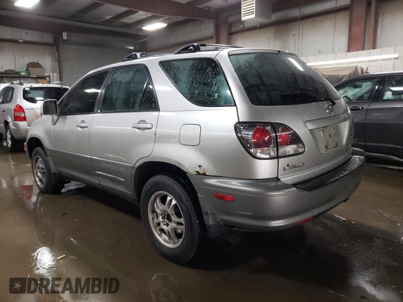 2002 Lexus RX 300 with VIN JTJHF10U420257656, listed as a Copart auction lot 77588804 with 263,582 mi miles and Salvage Title. Bid and sale history available at carsss.com. Image 2.