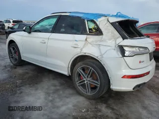 2020 Audi SQ5 Prestige with VIN WA1C4AFY3L2062533, listed as a Copart auction lot 88537655 with 45,586 mi miles and Salvage Title. Bid and sale history available at DreamBid. Image 2.