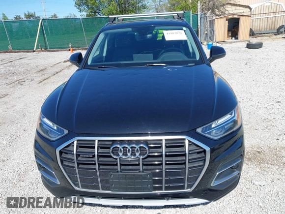 2021 Audi Q5 Premium Plus with VIN WA1BAAFY3M2023012, listed as a IAAI auction lot 41983076 with 71,249 mi miles. Bid and sale history available at carsss.com. Image 12.