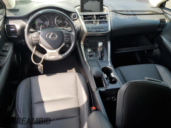 2017 Lexus NX 300h with VIN JTJBJRBZ1H2066494, listed as a Copart auction lot 61960475 with 34,428 mi miles and Salvage title. Bid and sale history available at DreamBid. Image 8.