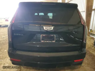 2022 Cadillac Escalade Sport Platinum with VIN 1GYS4GKL1NR293692, listed as a Copart auction lot 55805754 with 16,486 mi miles and Salvage Title. Bid and sale history available at carsss.com. Image 6.