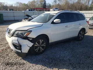 2017 Nissan Pathfinder S with VIN 5N1DR2MN1HC675001, listed as a Copart auction lot 48813365 with 132,581 mi miles and Salvage title. Bid and sale history available at DreamBid. Image 1.
