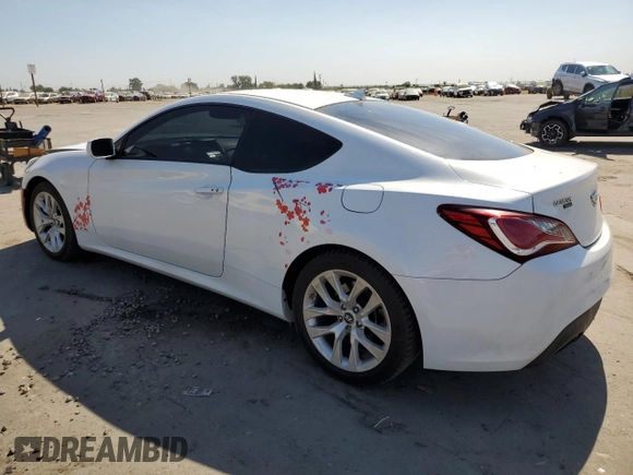 2014 Hyundai Genesis Coupe 2.0T with VIN KMHHT6KD2EU118818, listed as a Copart auction lot 73798724 with 160,059 mi miles and Salvage title. Bid and sale history available at DreamBid. Image 2.