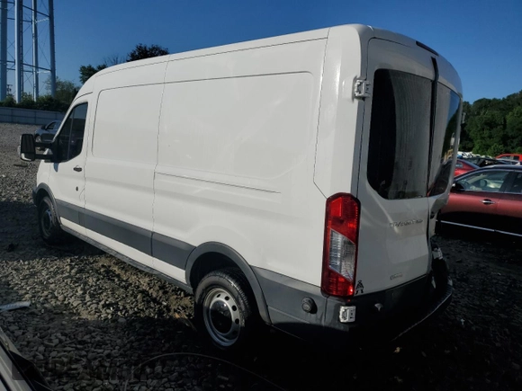 2015 Ford Transit Cargo with VIN 1FTNR2CG1FKA07097, listed as a Copart auction lot 61985765 with 74,100 mi miles and Salvage title. Bid and sale history available at DreamBid. Image 2.