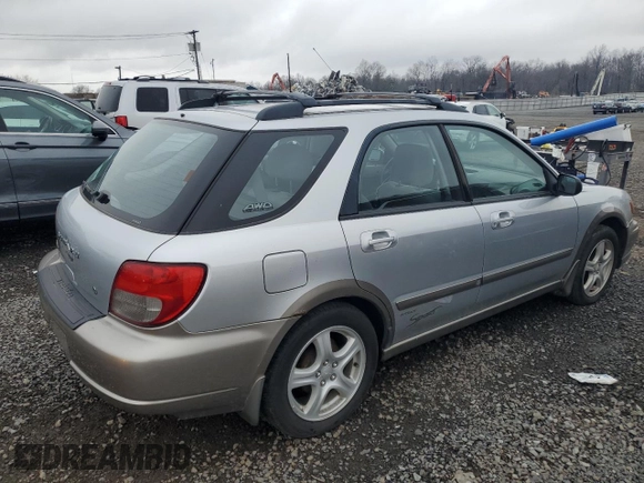 2002 Subaru Impreza Outback Special Sports with VIN JF1GG68582H822956, listed as a Copart auction lot 51930755 with 137,139 mi miles and Clean title. Bid and sale history available at DreamBid. Image 3.