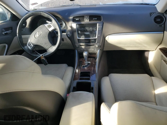2012 Lexus IS 250 with VIN JTHBF5C25C5184035, listed as a Copart auction lot 41674655 with 276,136 mi miles and Salvage Title. Bid and sale history available at DreamBid. Image 8.