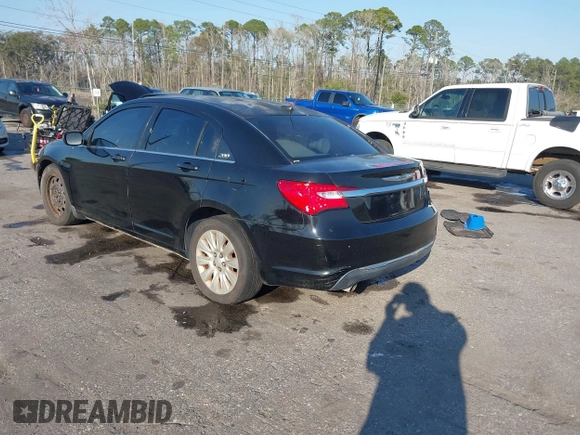 2014 Chrysler 200 LX with VIN 1C3CCBAG8EN149878, listed as a IAAI auction lot 41680490 with 236,453 mi miles. Bid and sale history available at carsss.com. Image 3.