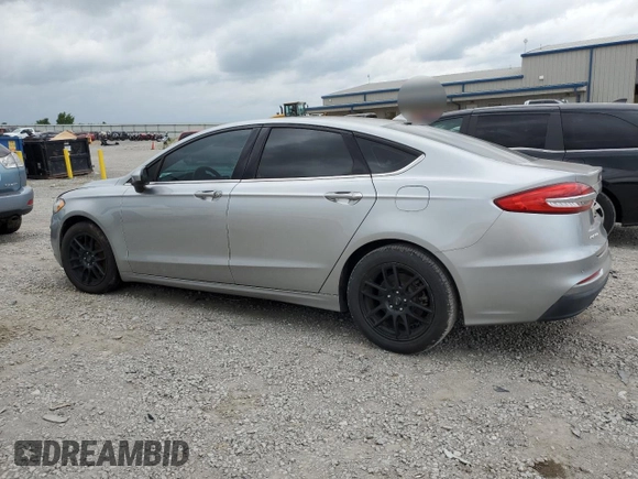 2020 Ford Fusion SE with VIN 3FA6P0HDXLR113882, listed as a Copart auction lot 57677215 with 104,459 mi miles and Salvage title. Bid and sale history available at DreamBid. Image 2.