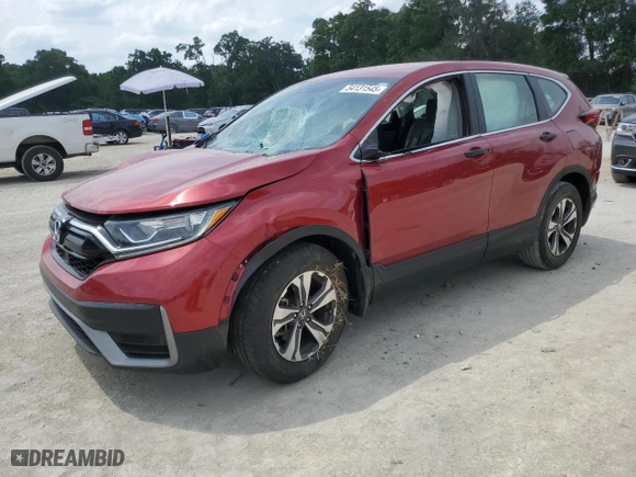 2020 Honda CR-V LX with VIN 5J6RW1H23LA010449, listed as a Copart auction lot 54131545 with 26,934 mi miles and Non Repairable. Bid and sale history available at carsss.com. Image 1.