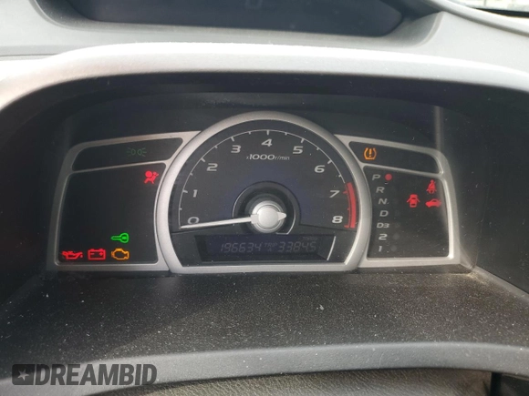 2011 Honda Civic Cpe LX with VIN 2HGFG1B64BH511627, listed as a Copart auction lot 72590674 with 196,634 mi miles and Salvage Title. Bid and sale history available at carsss.com. Image 9.