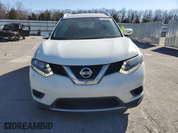 2016 Nissan Rogue SV with VIN KNMAT2MT1GP723093, listed as a Copart auction lot 42909205 with 140,019 mi miles and Salvage Title. Bid and sale history available at carsss.com. Image 5.