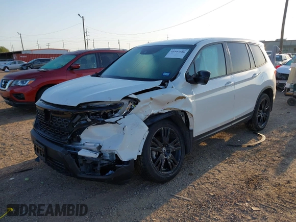 2021 Honda Passport Sport with VIN 5FNYF7H28MB000285, listed as a IAAI auction lot 41947386 with 25,496 mi miles and . Bid and sale history available at DreamBid. Image 17.