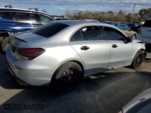 2020 Mercedes-Benz A 220 with VIN W1K3G4FB1LJ219336, listed as a Copart auction lot 78887214 with 88,221 mi miles and Salvage Title. Bid and sale history available at DreamBid. Image 3.